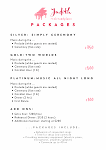 Wedding Packages